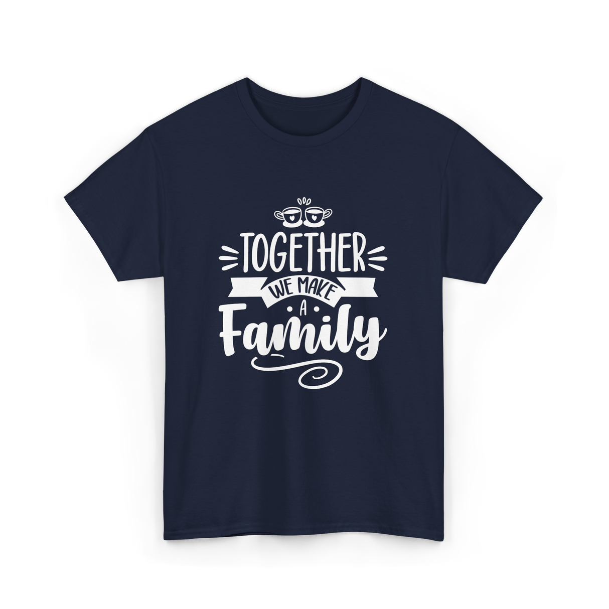 Together A Family T-Shirt - Navy