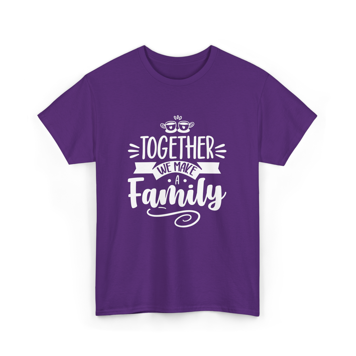 Together A Family T-Shirt - Purple