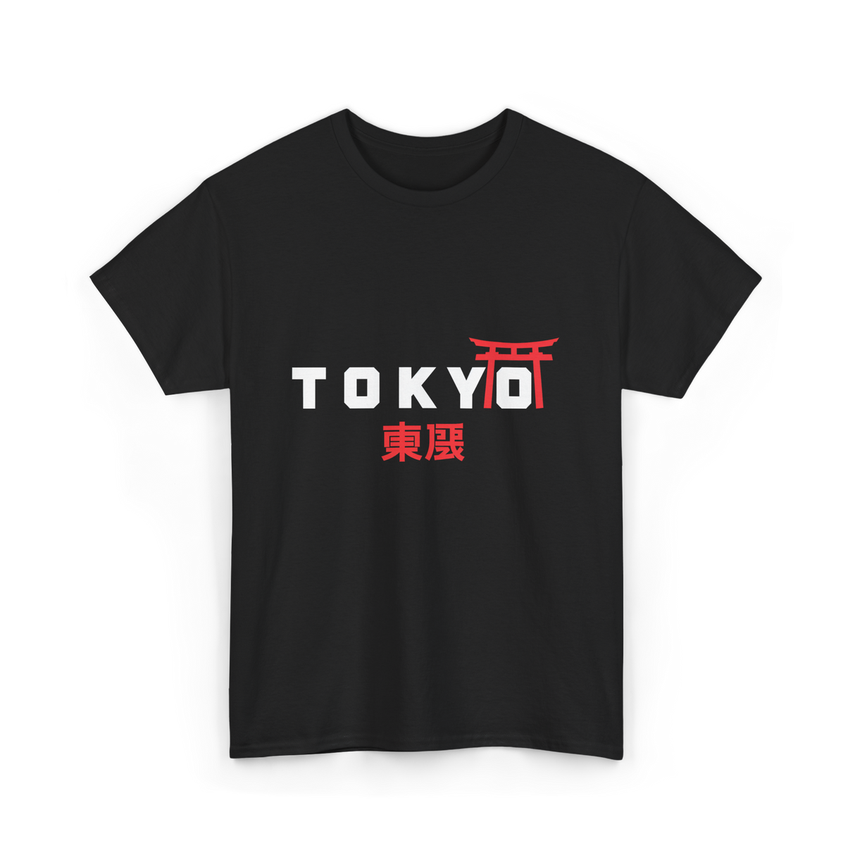 Tokyo kanji Japan design T-Shirt - Black