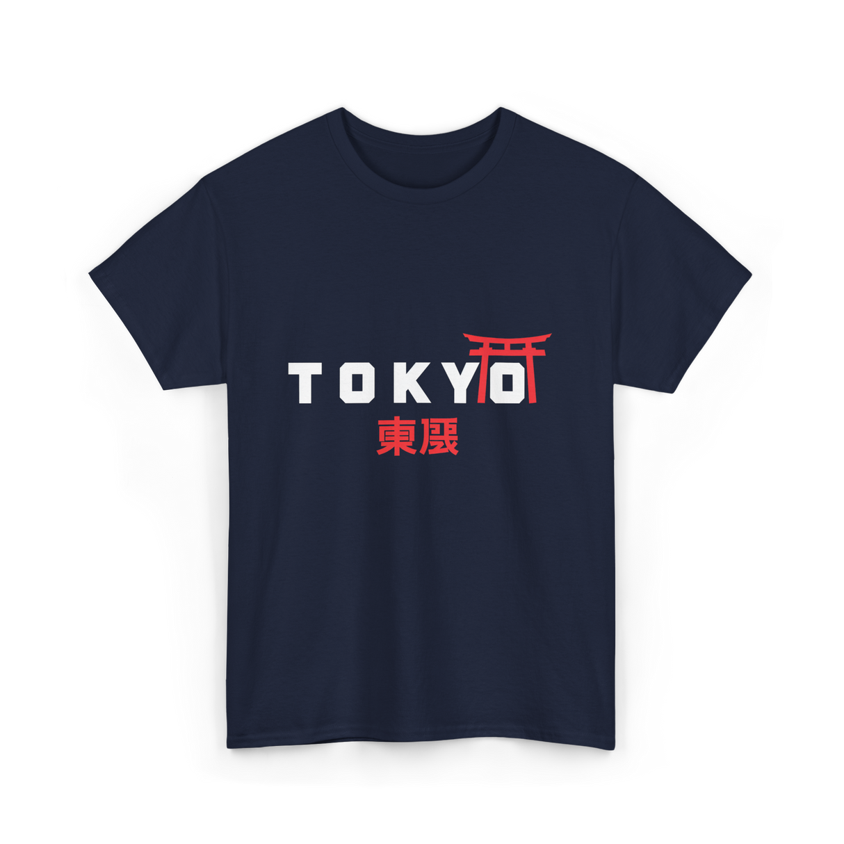 Tokyo kanji Japan design T-Shirt - Navy