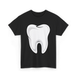 Tooth logo Dental Dentist T-Shirt - Black