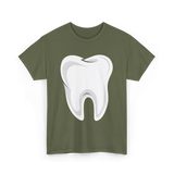 Tooth logo Dental Dentist T-Shirt - Military Green