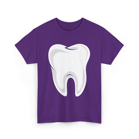 Tooth logo Dental Dentist T-Shirt - Purple