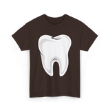 Tooth logo Dental Dentist T-Shirt - Dark Chocolate