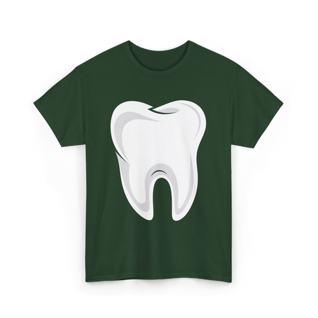 Tooth logo Dental Dentist T-Shirt - Forest Green