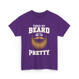 Touch My Beard T-Shirt - Purple