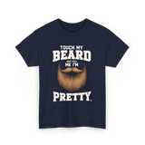 Touch My Beard T-Shirt - Navy