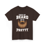 Touch My Beard T-Shirt - Dark Chocolate