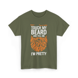 Touch My Beard T-Shirt - Military Green