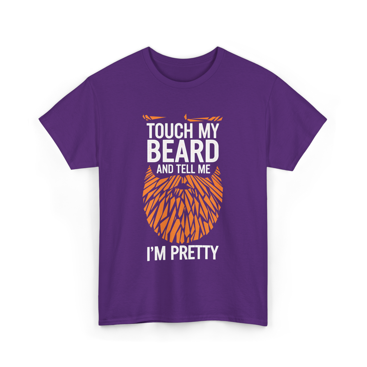 Touch My Beard T-Shirt - Purple