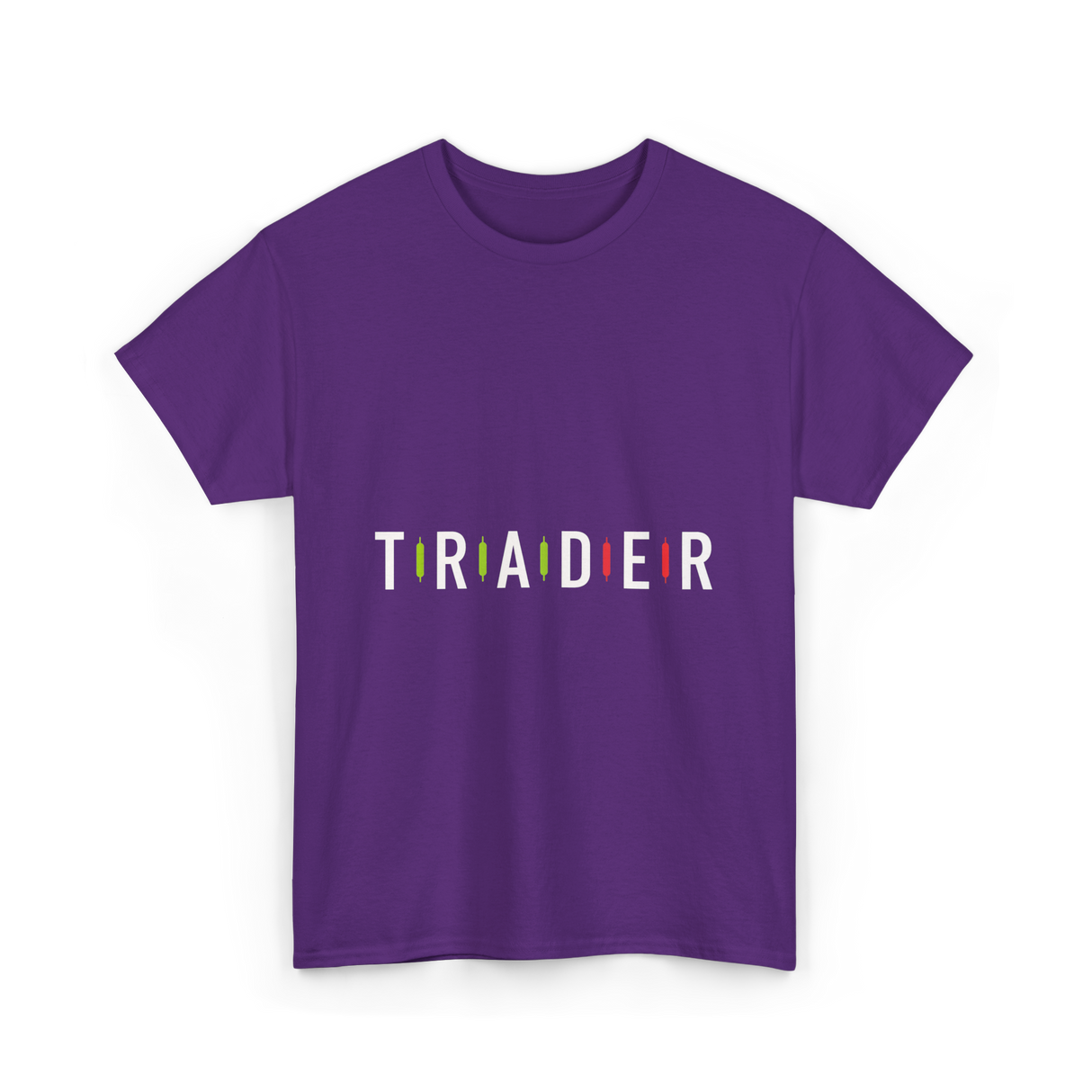 Trader Trading Market Forex T-Shirt - Purple