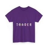 Trader Trading Market Forex T-Shirt - Purple