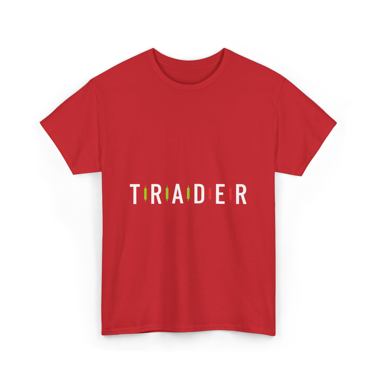 Trader Trading Market Forex T-Shirt - Red