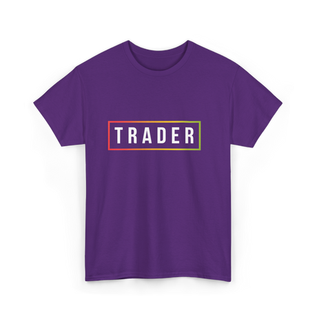 Trader Trading T-Shirt - Purple