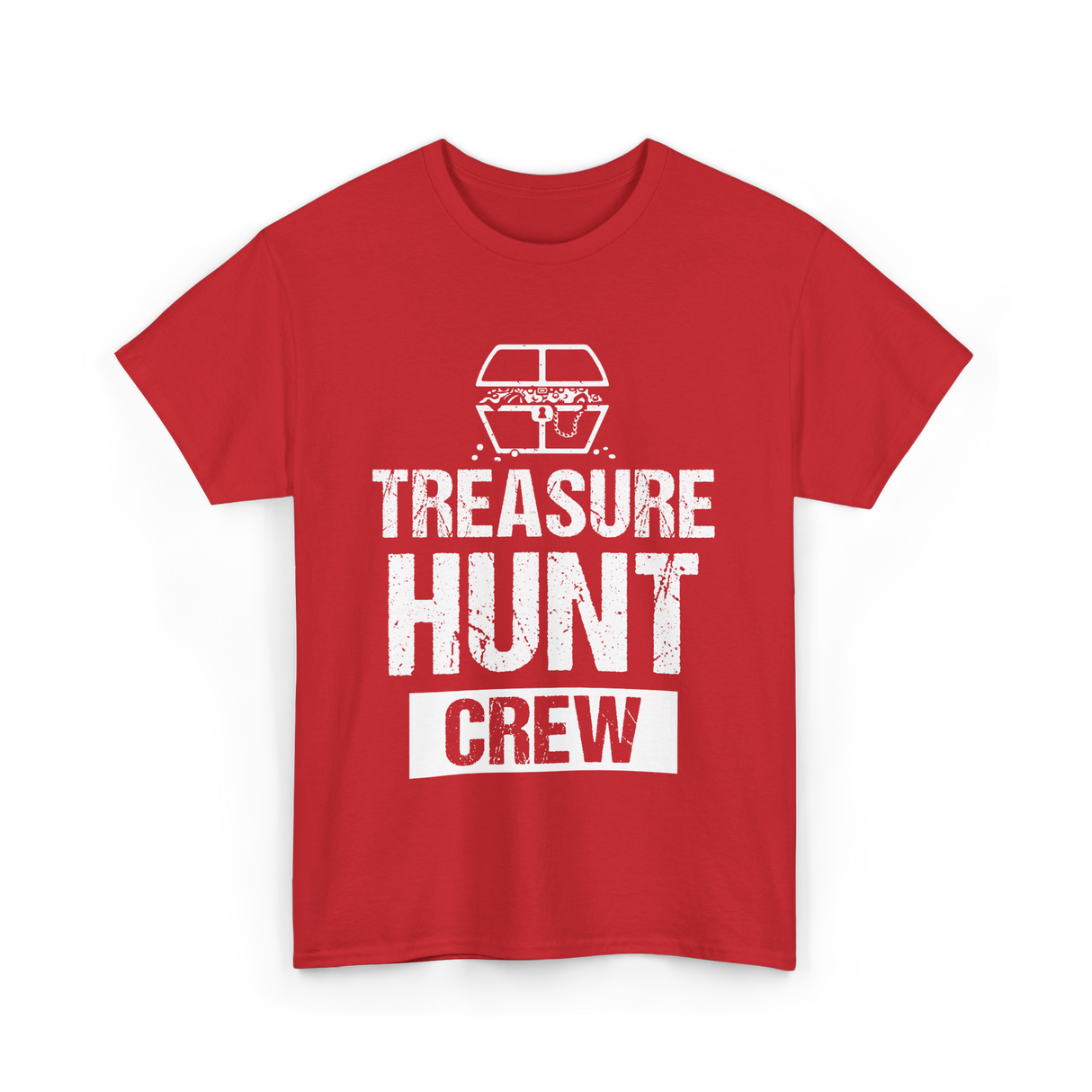 Treasure Hunt Crew Hunting Treasure T-Shirt - Red