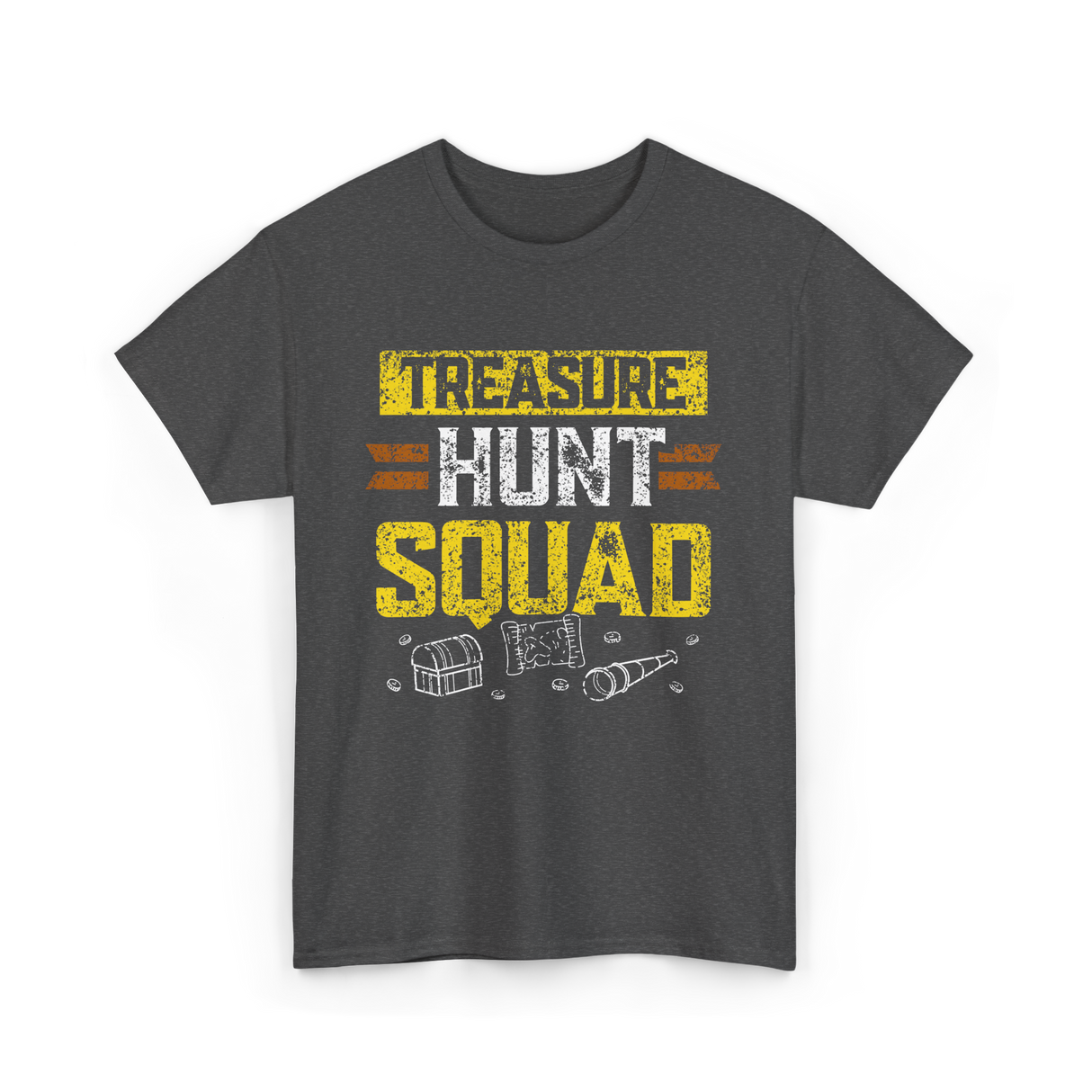 Treasure Hunt Squad Hunter T-Shirt - Dark Heather