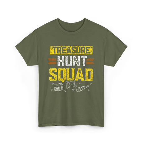 Treasure Hunt Squad Hunter T-Shirt - Military Green