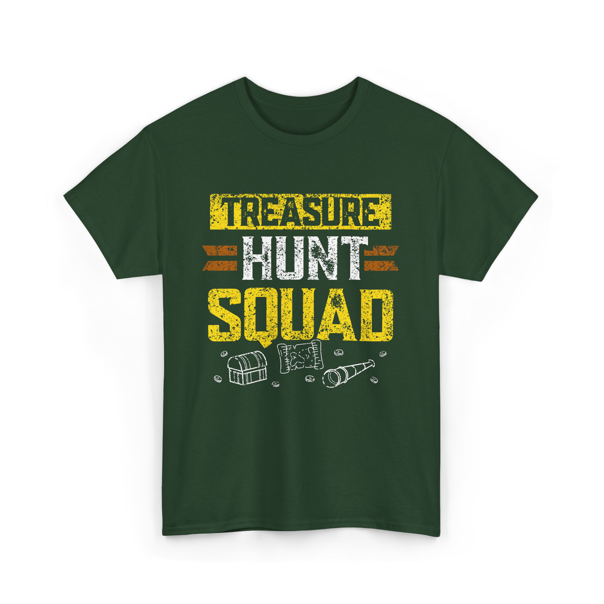 Treasure Hunt Squad Hunter T-Shirt - Forest Green