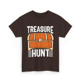 Treasure Hunt Treasure Seeking T-Shirt - Dark Chocolate
