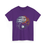 Tree of Life Yin Yang T-Shirt - Purple