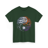 Tree of Life Yin Yang T-Shirt - Forest Green