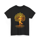 Tree of Life Yoga T-Shirt - Black