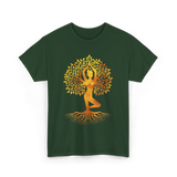 Tree of Life Yoga T-Shirt - Forest Green