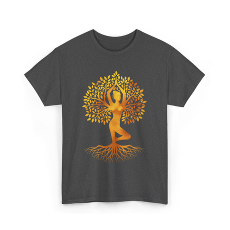 Tree of Life Yoga T-Shirt - Dark Heather