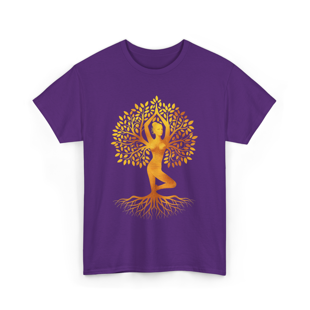 Tree of Life Yoga T-Shirt - Purple