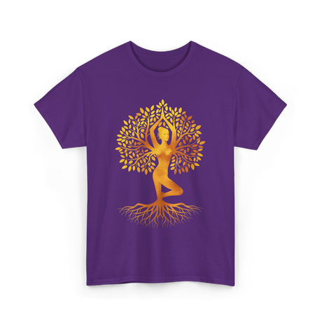 Tree of Life Yoga T-Shirt - Purple