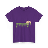 Trees Nature Forest Moon T-Shirt - Purple