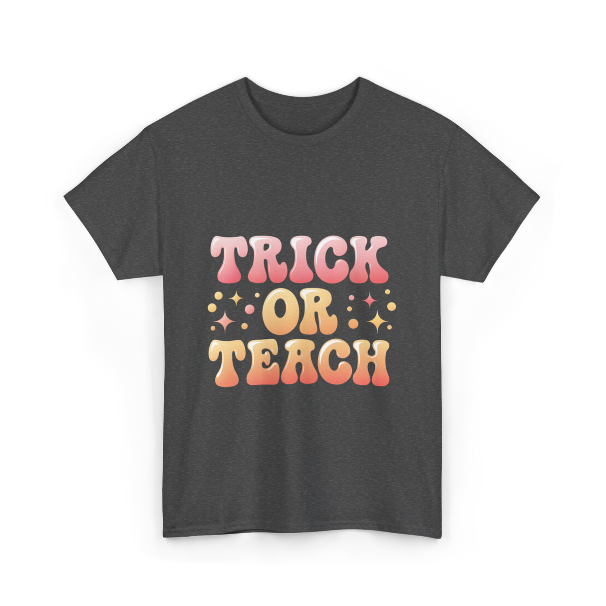 Trick or Teach Education T-Shirt - Dark Heather