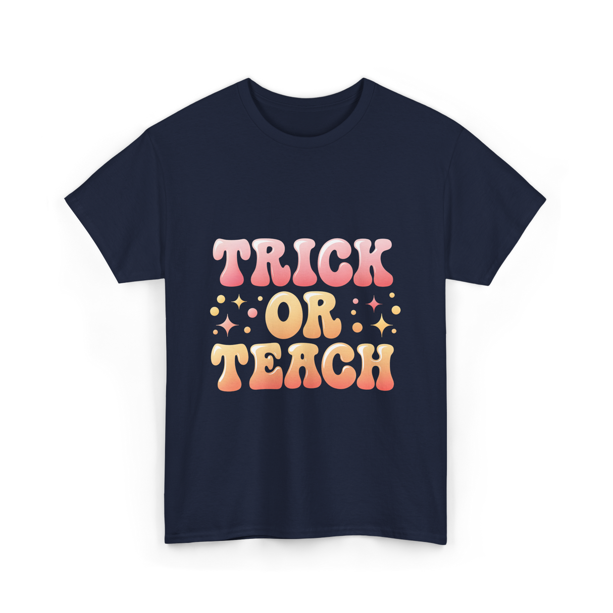 Trick or Teach Education T-Shirt - Navy