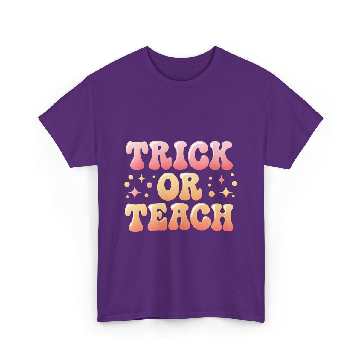 Trick or Teach Education T-Shirt - Purple