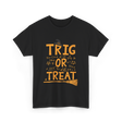 Trig Or Treat Math Teacher T-Shirt - Black