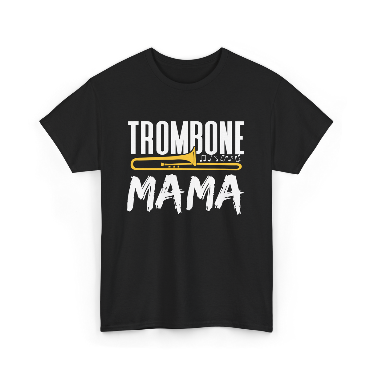 Trombone Instrument Musician Trombonist T-Shirt - Black