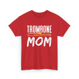 Trombone Instrument Musician Trombonist T-Shirt - Red