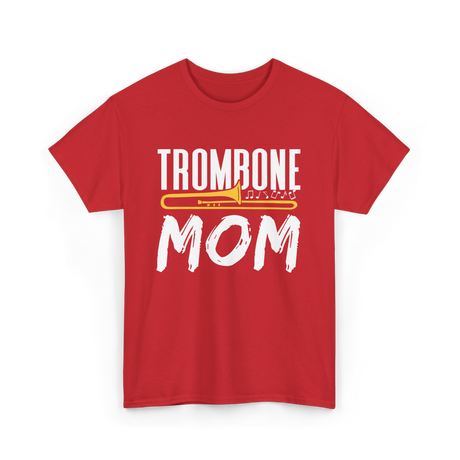 Trombone Instrument Musician Trombonist T-Shirt - Red