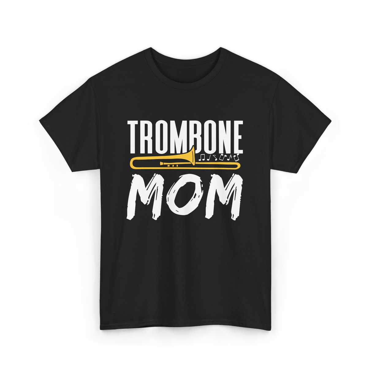 Trombone Instrument Musician Trombonist T-Shirt - Black