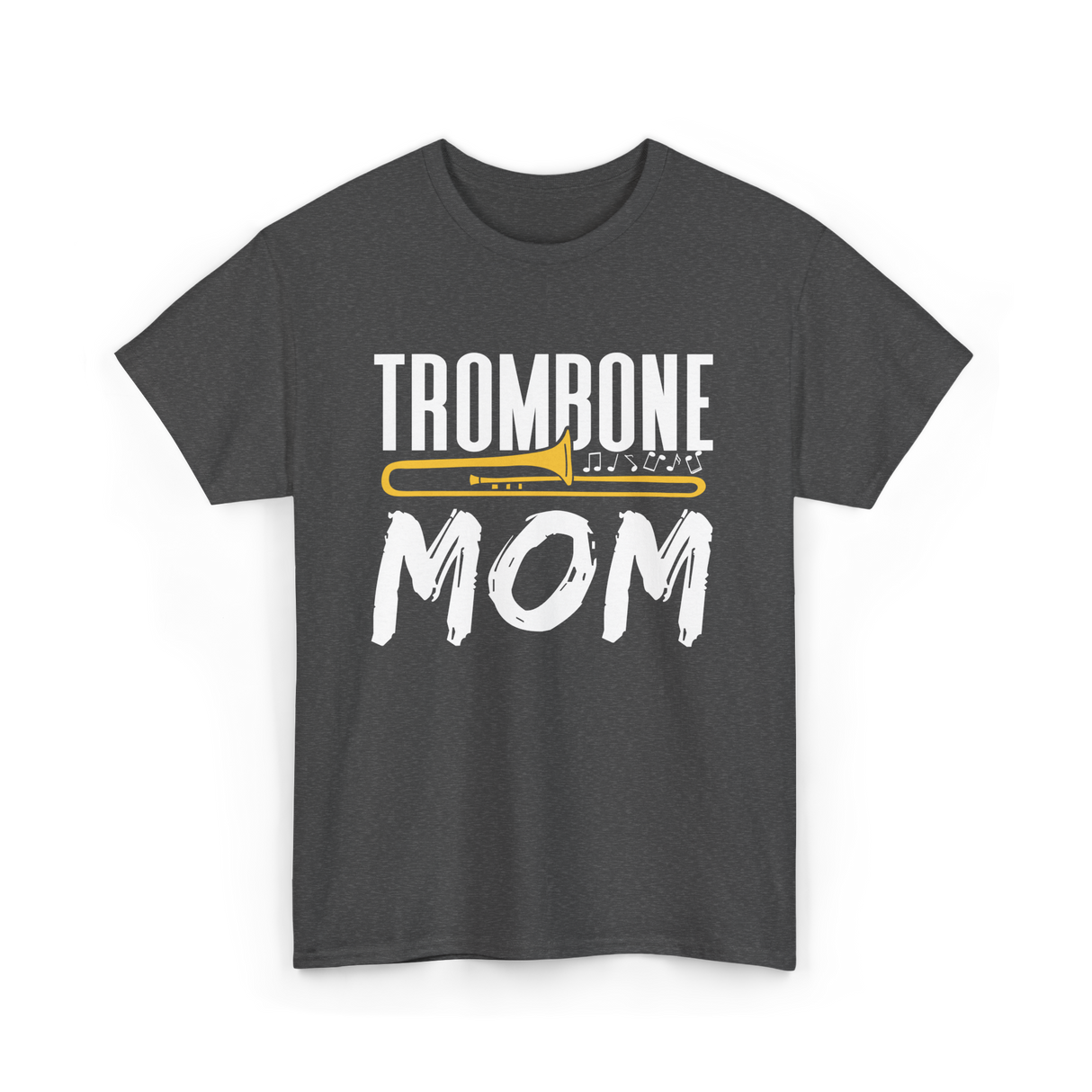 Trombone Instrument Musician Trombonist T-Shirt - Dark Heather