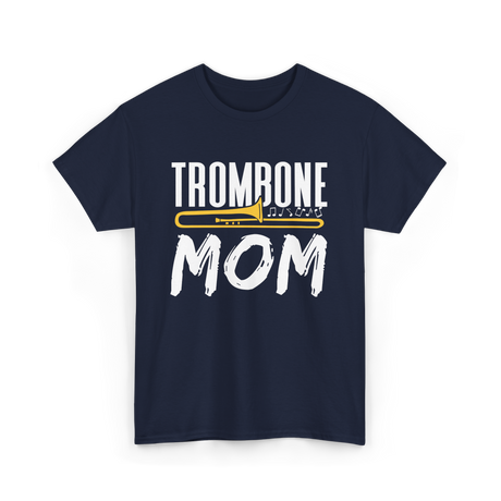 Trombone Instrument Musician Trombonist T-Shirt - Navy