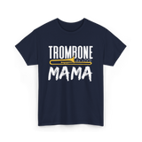 Trombone Instrument Musician Trombonist T-Shirt - Navy