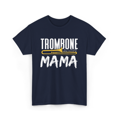 Trombone Instrument Musician Trombonist T-Shirt - Navy