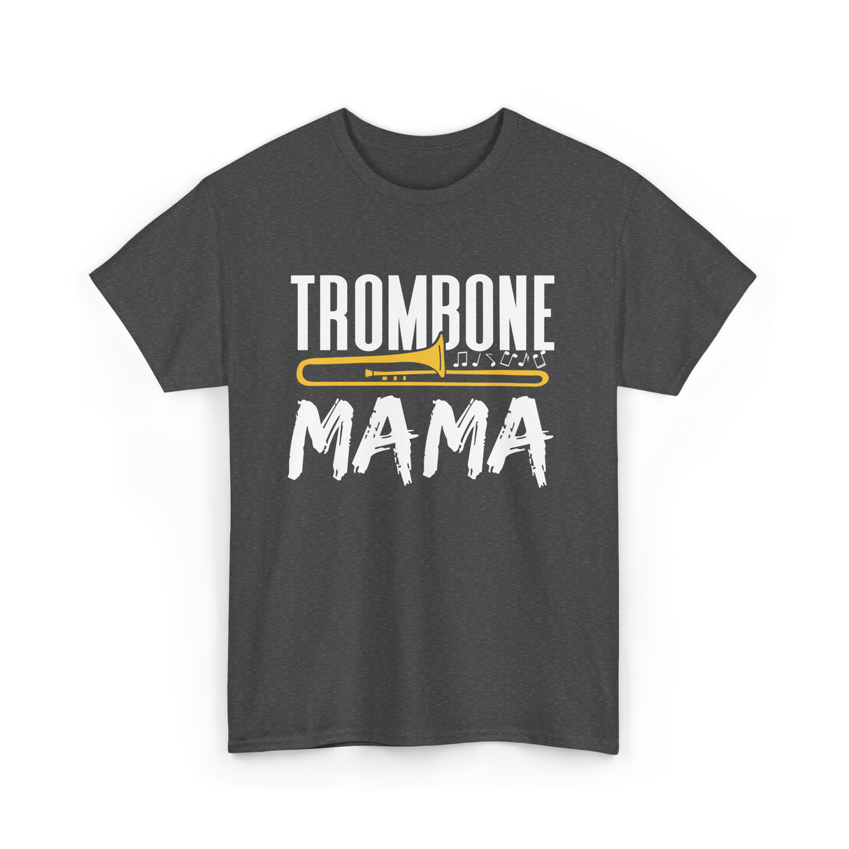 Trombone Instrument Musician Trombonist T-Shirt - Dark Heather