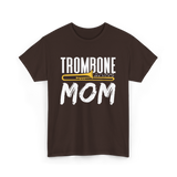 Trombone Instrument Musician Trombonist T-Shirt - Dark Chocolate