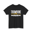 Trombone Mom Musician Music T-Shirt - Black