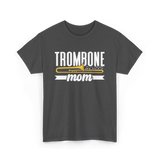 Trombone Mom Musician Music T-Shirt - Dark Heather