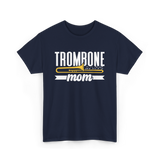 Trombone Mom Musician Music T-Shirt - Navy