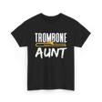 Trombone Music Instrument Trombonist T-Shirt - Black