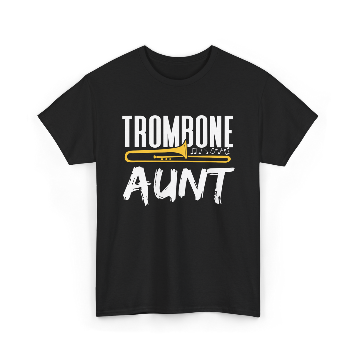 Trombone Music Instrument Trombonist T-Shirt - Black